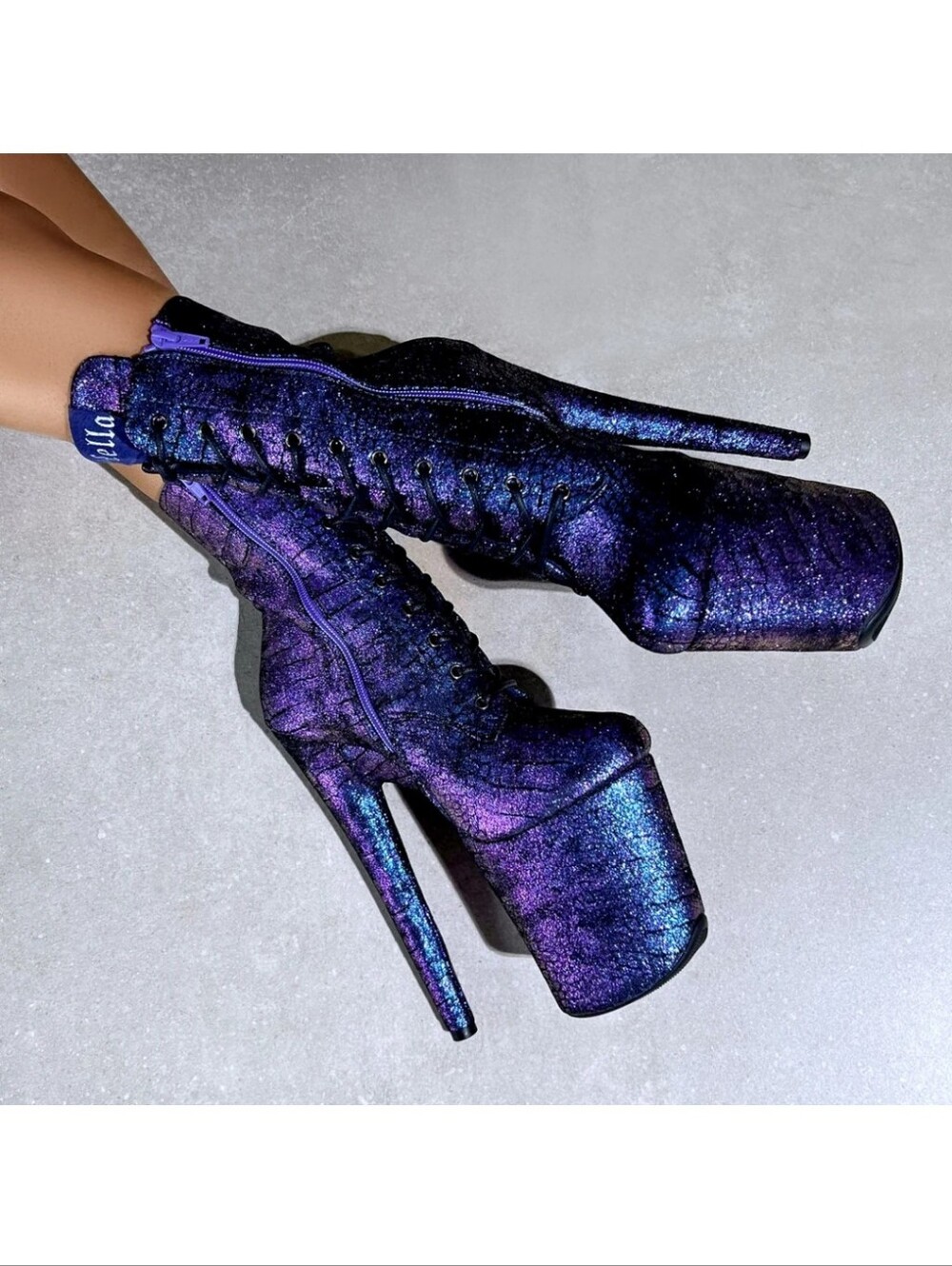 Hella Heels - Midnight Mermaid Boot - 8inches - US6